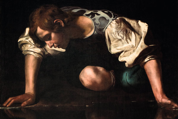 Caravaggio, “Narcissus”, Palazzo Barberini Caravaggio, “Narcissus”, Palazzo Barberini