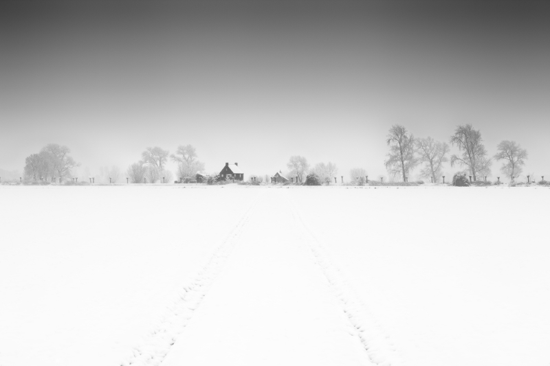 Frank Peeters - 'Dutch dike in snow' Frank Peeters - 'Dutch dike in snow'
