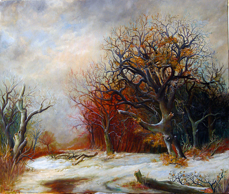 Cornell van Loon - 'Dutch winter landscape' Cornell van Loon - 'Dutch winter landscape'