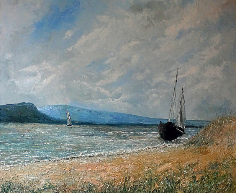 Cornell van Loon – ‘Seascape with sailing boats’ Cornell van Loon – ‘Seascape with sailing boats’