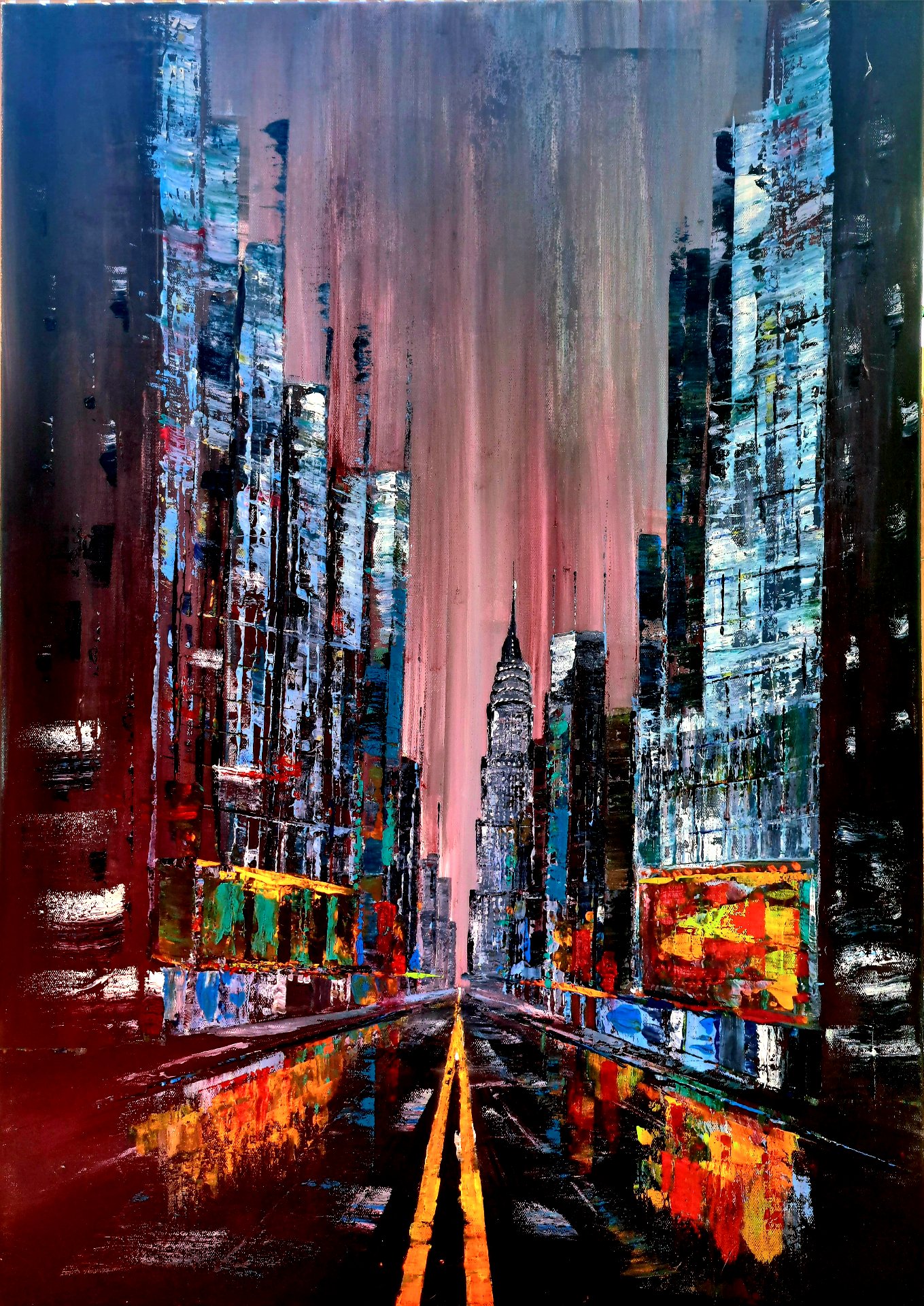 New York - Chrysler | John Keane | Online Gallery, image size:1359x1920