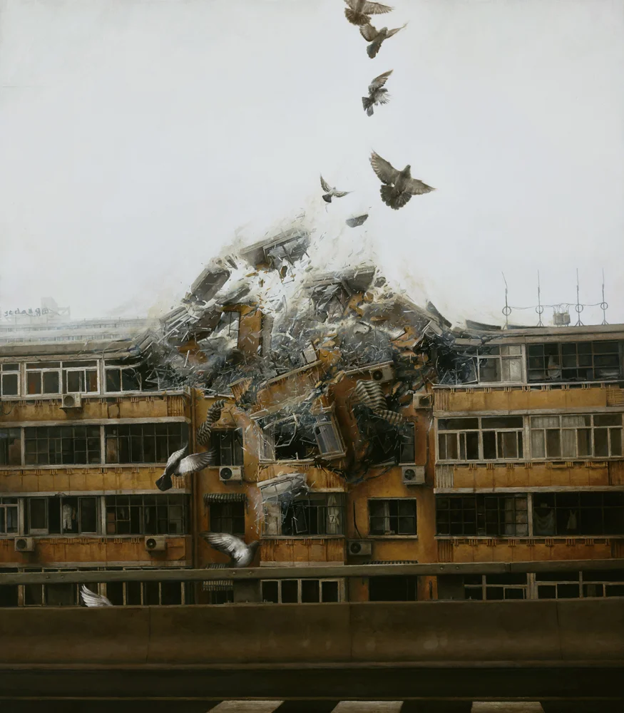 Na schreven we over Jeremy Geddes nieuwste painitng Melbourne op Facebook gisteren, konden we niet geloven dat we nog niet eerder vertoond een selectie van zijn werk op de site. Geprofileerd in het magazine, en binnenkort te zien zijn, Geddes 'werk is een praktijk in de hyperreële / surrealistisch, met ongelooflijk veel details en foto-achtige realisme. Als u nog niet wist, zal Geddes zijn waaruit blijkt met Ashley Wood (featured in onze Pushead gecureerd november 2011 uitgave) bij Jonathan Levine Gallery in NYC in latere 2012. Stay tuned voor dat. Dit is de nieuwste schilderij dat Geddes postte onlangs. Het is getiteld, Pale Memory, en is een van zijn kleinere werken bij 45cm x 34cm. We zijn blij met het kalenderjaar, dat is 2012 met het februari 2012 nummer van Juxtapoz, N133 op de recordboeken. Op de cover is Australisch beeldend kunstenaar en schilder, Jeremy Geddes, een artiest die we voelen heeft geen introductie van zijn briljante werk vastleggen zowel astronauten en gewone mensen in een prachtige staat van 'floating' in de stedelijke ruimte. De functie bevat een gloednieuwe, nooit eerder vertoonde het schilderen van de Melbourne kunstenaar. Geddes 'vriend, Ashley Wood (aanbevolen in november 2011), behandelt het interview. Binnenkort meer over het nieuwe nummer, maar februari 2012 beschikt over gesprekken met Ed Templeton, Interesni Kazki, Laurie Lipton, Modern Multiples 'Richard Duardo, en Esther Pearl Watson. We hebben ook een fotografie essay van Asger Carlsen en zijn questionalbe werkelijkheid.