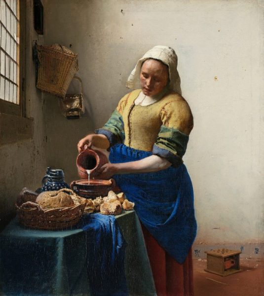 Het melkmeisje, ± 1658-1661 Rijksmuseum Amsterdam